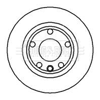 BBD4962 BORG & BECK Тормозной диск (фото 1)