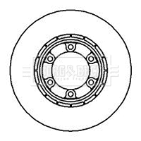 BBD5006 BORG & BECK Тормозной диск (фото 1)