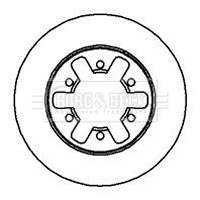 BBD5009 BORG & BECK Тормозной диск (фото 1)