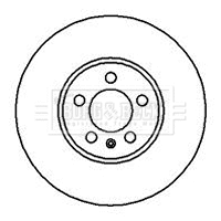 BBD5060 BORG & BECK Тормозной диск (фото 1)