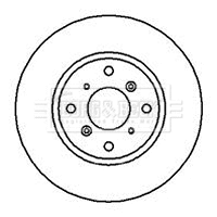 BBD5090 BORG & BECK Тормозной диск (фото 1)