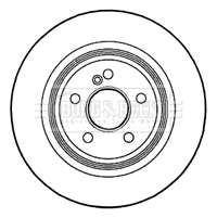 BBD5143 BORG & BECK Тормозной диск (фото 1)