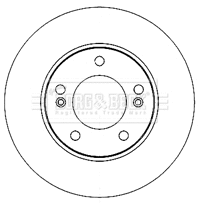 BBD5189 BORG & BECK Тормозной диск (фото 1)