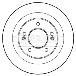 BBD5230 BORG & BECK Тормозной диск (фото 1)