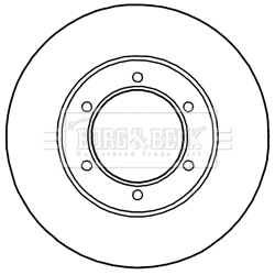 BBD5240 BORG & BECK Тормозной диск (фото 1)