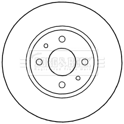 BBD5242 BORG & BECK Тормозной диск (фото 1)