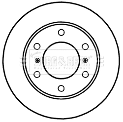 BBD5250 BORG & BECK Тормозной диск (фото 1)