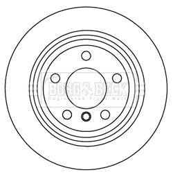 BBD5259 BORG & BECK Тормозной диск (фото 1)