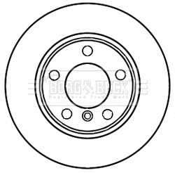 BBD5263 BORG & BECK Тормозной диск (фото 1)