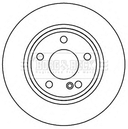 BBD5269 BORG & BECK Тормозной диск (фото 1)