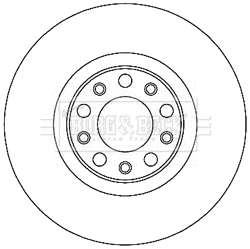 BBD5271 BORG & BECK Тормозной диск (фото 1)
