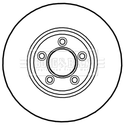 BBD5275 BORG & BECK Тормозной диск (фото 1)