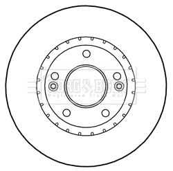 BBD5278 BORG & BECK Тормозной диск (фото 1)