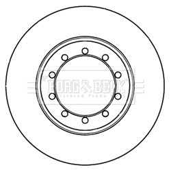 BBD5301 BORG & BECK Тормозной диск (фото 1)