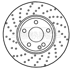 BBD5322 BORG & BECK Тормозной диск (фото 1)