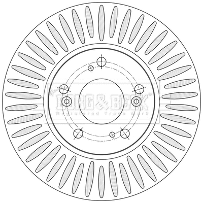 BBD5489 BORG & BECK Тормозной диск (фото 2)