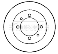 BBD5731S BORG & BECK Тормозной диск (фото 1)