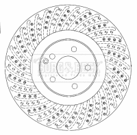 BBD5779S BORG & BECK Тормозной диск (фото 1)