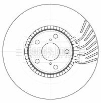 BBD5783S BORG & BECK Тормозной диск (фото 1)