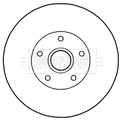 BBD5838S BORG & BECK Тормозной диск (фото 1)