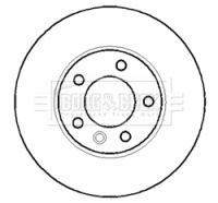BBD5901S BORG & BECK Тормозной диск (фото 1)
