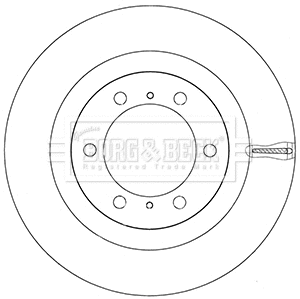 BBD5942S BORG & BECK Тормозной диск (фото 1)