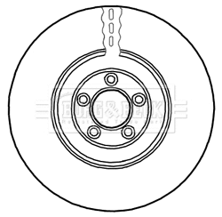 BBD5947S BORG & BECK Тормозной диск (фото 1)