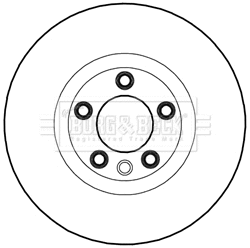 BBD5981S BORG & BECK Тормозной диск (фото 1)