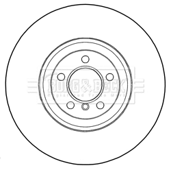 BBD6018S BORG & BECK Тормозной диск (фото 1)