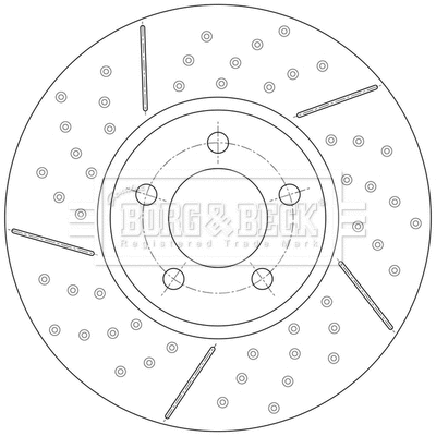 BBD6174S BORG & BECK Тормозной диск (фото 2)