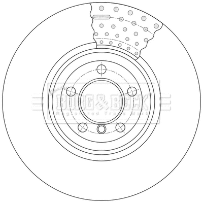 BBD6175S BORG & BECK Тормозной диск (фото 2)