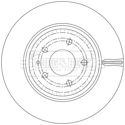 BBD6228S BORG & BECK Тормозной диск (фото 1)