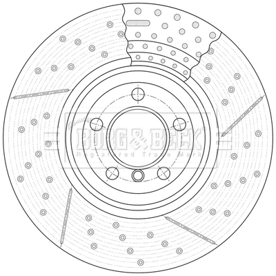BBD7007S BORG & BECK Тормозной диск (фото 1)