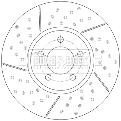BBD7012S BORG & BECK Тормозной диск (фото 1)