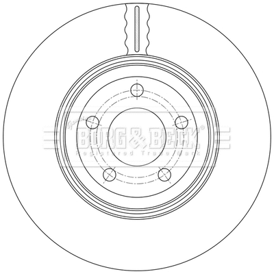 BBD7014S BORG & BECK Тормозной диск (фото 1)