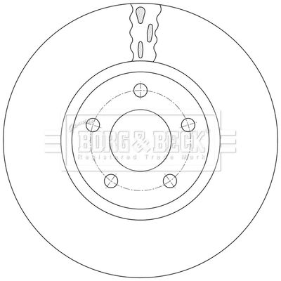 BBD7020S BORG & BECK Тормозной диск (фото 1)
