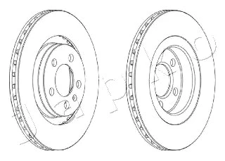 600905 JAPKO Тормозной диск (фото 1)