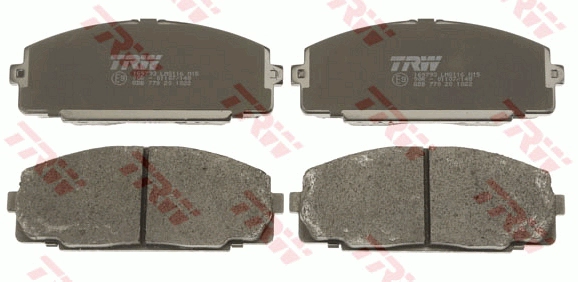 GDB770UT TRW Комплект тормозных колодок, дисковый тормоз (фото 2)