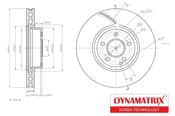 DBD1692 DYNAMATRIX Тормозной диск (фото 1)