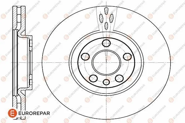 1618862880 EUROREPAR Тормозной диск (фото 2)