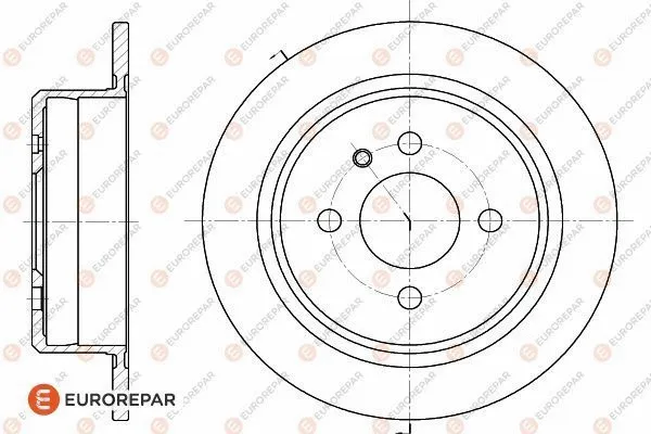 1618873380 EUROREPAR Тормозной диск (фото 2)
