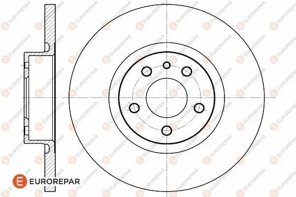 1618876380 EUROREPAR Тормозной диск (фото 1)