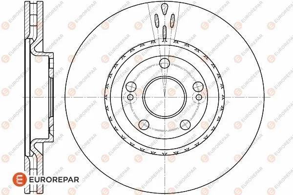 1618878180 EUROREPAR Тормозной диск (фото 1)