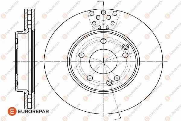 1618879180 EUROREPAR Тормозной диск (фото 2)