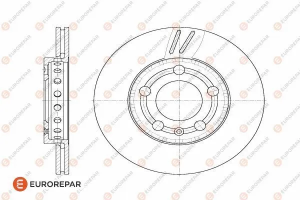 1618888080 EUROREPAR Тормозной диск (фото 1)