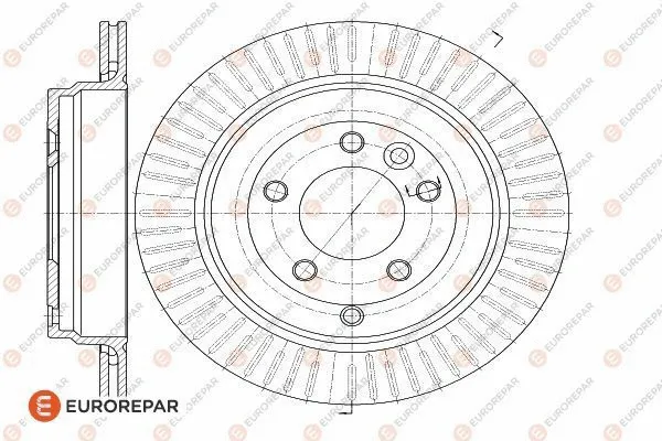 1622811380 EUROREPAR Тормозной диск (фото 1)