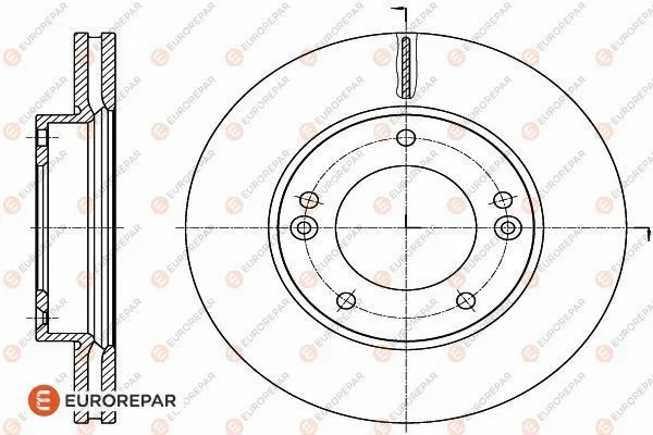 1622815380 EUROREPAR Тормозной диск (фото 1)