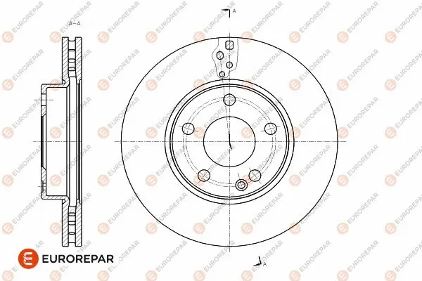 1642751380 EUROREPAR Тормозной диск (фото 1)