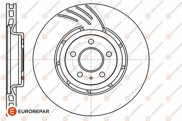 1642755080 EUROREPAR Тормозной диск (фото 1)