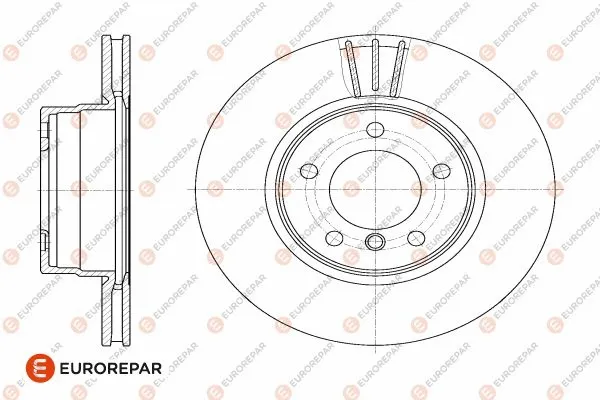 1642762480 EUROREPAR Тормозной диск (фото 1)